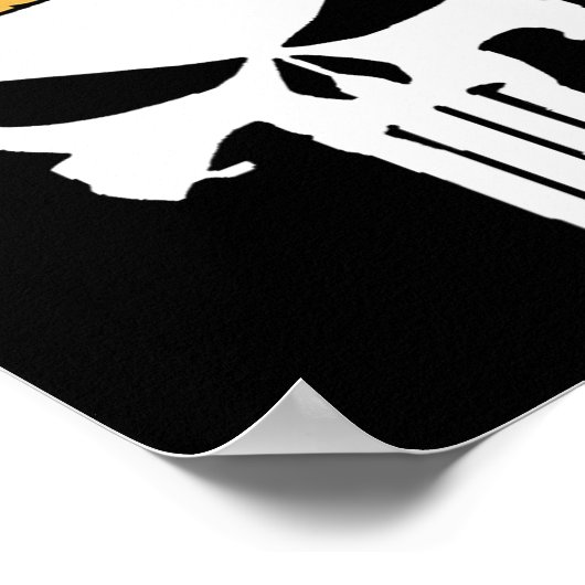 Met iconische Trump Hair President Supporter Poster (Hoek)