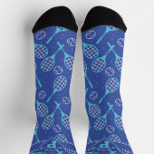 Met initiaal 💙 🎾 blauw 🎾 sokken (Top)