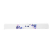 💍Met initialen Cornflower Reverie  Uitnodigingen Wikkel (Vlak)