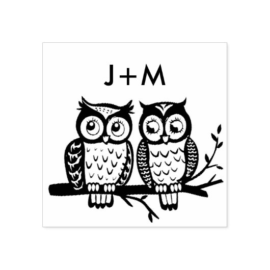 Met initialen 🌈 Eeuwige Eenheid Rubberstempel (Afrduk)