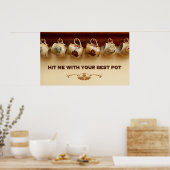 Met je beste potje poster (Keuken)
