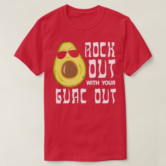 met je guacamole avocado. t-shirt (Design voorkant)