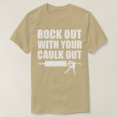 Met je lul uit. t-shirt (Design voorkant)