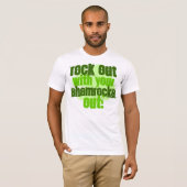 Met je Shamrocks uit! T-shirt (Voorkant volledig)