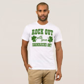 Met je Shamrocks uit! T-shirt (Voorkant volledig)