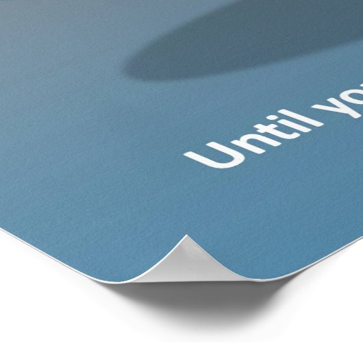 met je vleugels poster (Hoek)