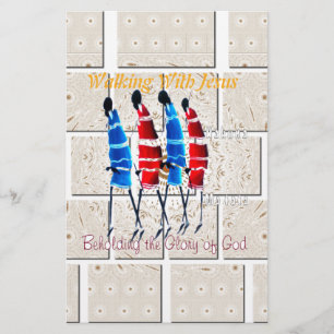 Met Jezus Hakuna Matata Geïnspireerde Beautifu Briefpapier