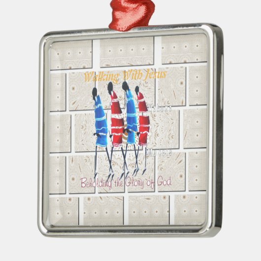 Met Jezus Hakuna Matata Geïnspireerde Beautifu Metalen Ornament (Links)