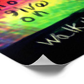 Met Jezus lopen Poster (Hoek)