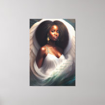 Met jou Afro-Amerikaanse engel Schrift