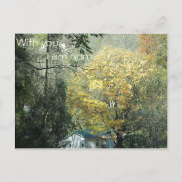 Met jou ben ik thuis. briefkaart