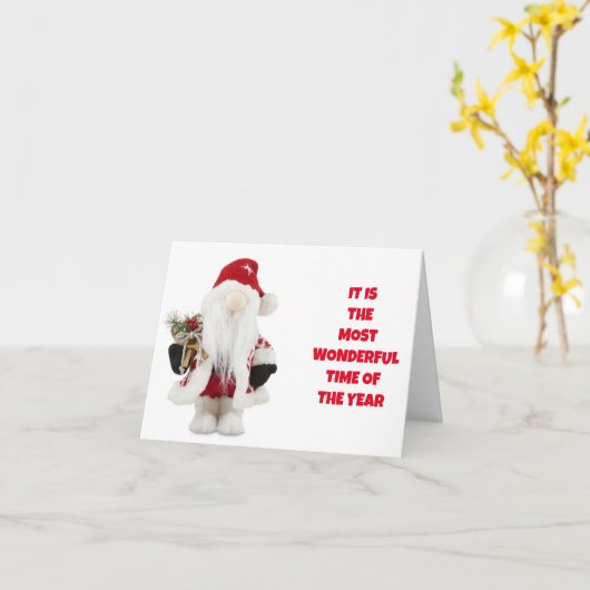 *MET JOU IS HET DE MOOISTE TIJD VAN HET JAAR" KAART (Gele Bloem)