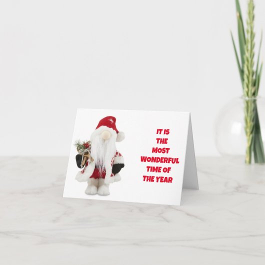 *MET JOU IS HET DE MOOISTE TIJD VAN HET JAAR" KAART (Voorkant)