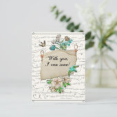 Met jou kan ik zand briefkaart (Staand voorkant)