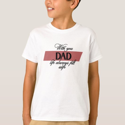 Met jou papa | Heren Basic T-Shirt (Voorkant)
