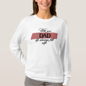 Met jou papa | T-shirt met lange mouwen voor dames (Voorkant)