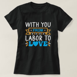 Met jou van werk naar liefde t-shirt