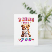Met jou zijn feestdagenkaart (Staand voorkant)