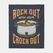 Met jouw Crock Out Novelty Fleece Deken (Voorkant)