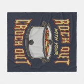 Met jouw Crock Out Novelty Fleece Deken (Voorkant (Horizontaal))