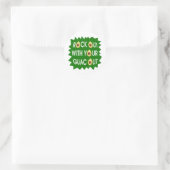 Met jouw Guac uit Ronde Sticker (Tas)