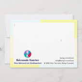 Met jouw handen, Helpende in de Zorg Bedankkaart (Achterkant)