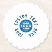  met Jouw tekst of Logo Hier Stone Ca Kartonnen Onderzetters (Voorkant)