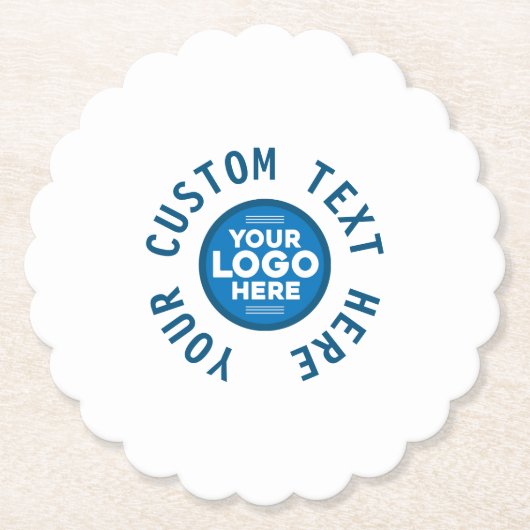  met Jouw tekst of Logo Hier Stone Ca Kartonnen Onderzetters (Voorkant)