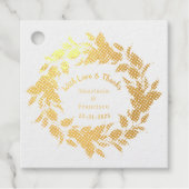 Met Jubileum van liefde en Bedankt Bedankjes Labels (Voorkant)