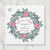 Met Jubileum van liefde en Bedankt Bedankjes Labels (Voorkant)