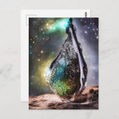 Met juwelen Abstract in de ruimte Briefkaart (Voorkant / Achterkant)