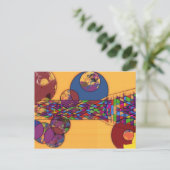 met juwelen beklede horizon briefkaart (Staand voorkant)