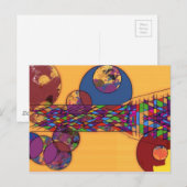 met juwelen beklede horizon briefkaart (Voorkant / Achterkant)