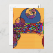 met juwelen beklede horizon briefkaart (Voorkant / Achterkant)