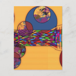 met juwelen beklede horizon briefkaart