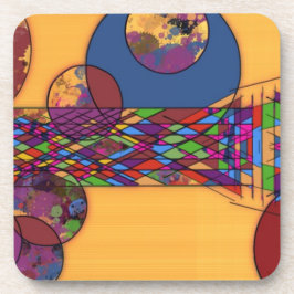 met juwelen beklede horizon drankjes onderzetter