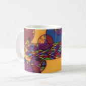 met juwelen beklede horizon koffiemok (Voorkant links)