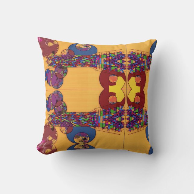 met juwelen beklede horizon kussen (Voorkant)