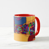 met juwelen beklede horizon mok (Voorkant rechts)