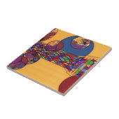 met juwelen beklede horizon tegeltje (Zijkant)