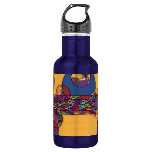 met juwelen beklede horizon waterfles (Voorkant)