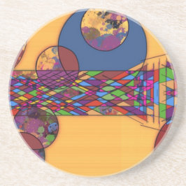 met juwelen beklede horizon zandsteen onderzetter