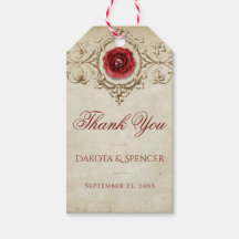 met juwelen getooid Roos |  Crimson Grunge Bedankt