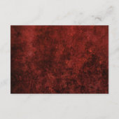 met juwelen getooid Roos | Crimson Grunge Gasteng Informatiekaartje (Achterkant)