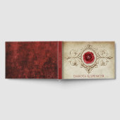 met juwelen getooid Roos |  Crimson Red Gem Grunge Gastenboek (Volledig)