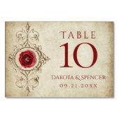 met juwelen getooid Roos |  Crimson Red Gem Grunge Kaart (Achterkant)