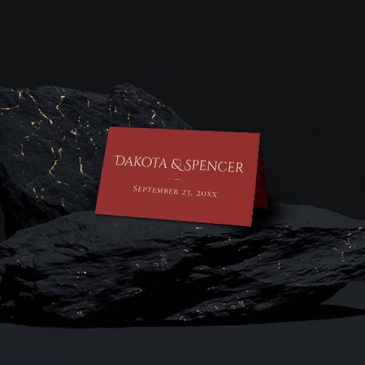 met juwelen getooid Roos |  Crimson Red Gem Grunge Plaatskaartje