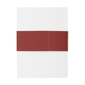 met juwelen getooid Roos |  Crimson Red Gem Grunge Uitnodigingen Wikkel (Achterkant Voorbeeld)