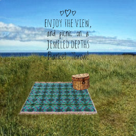 met juwelen getooide diepten-II Deken