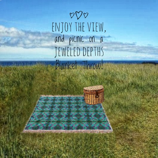 met juwelen getooide diepten-II Deken